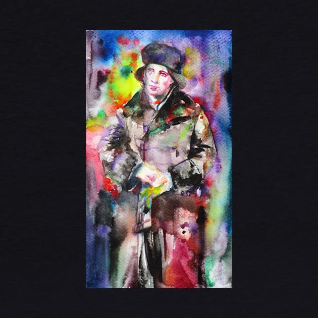 OSCAR WILDE watercolor portrait .8 by lautir